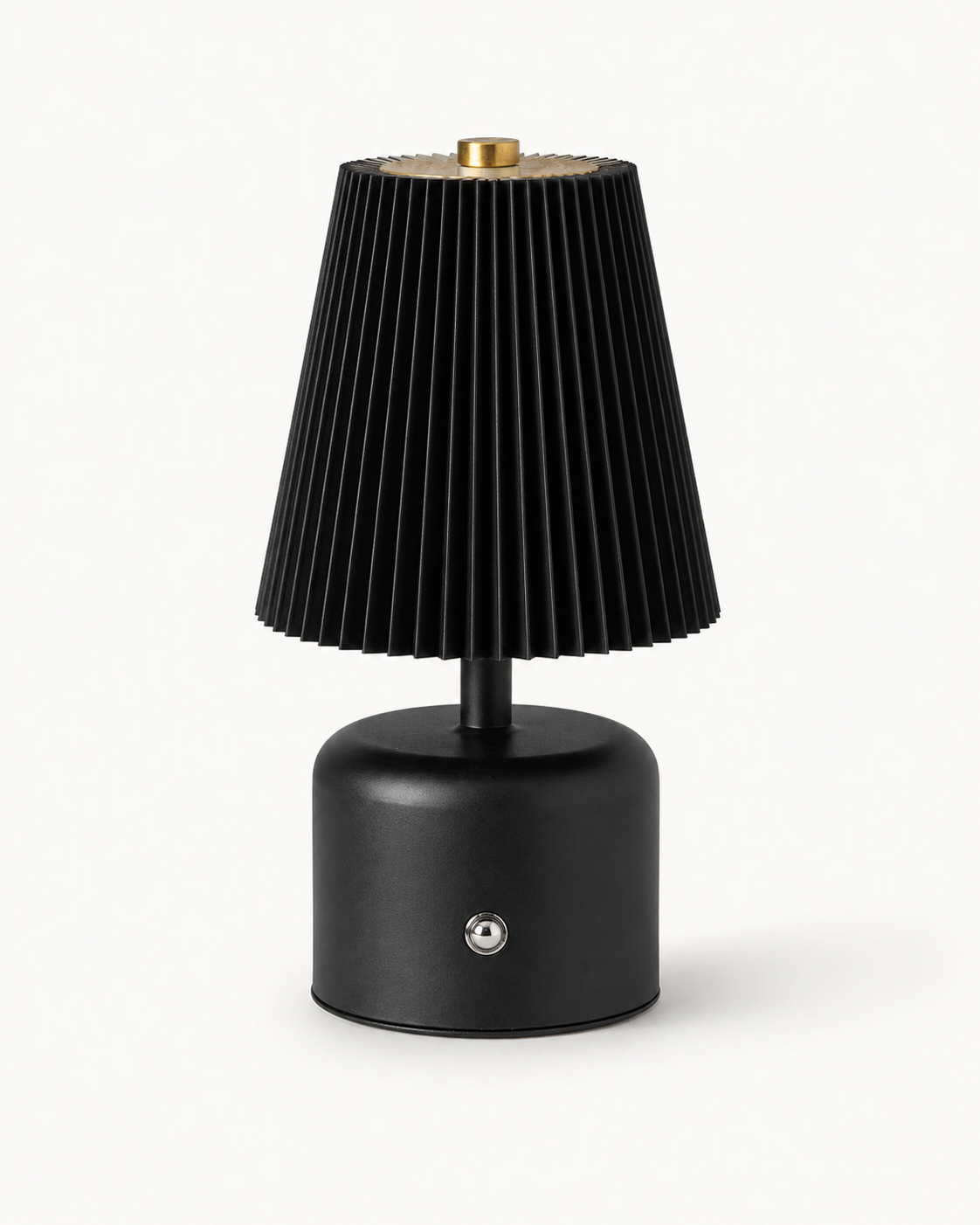 Lampe Rechargeable Vintage Noir, blanc, beige, bois – vue 7 du produit | ODECO