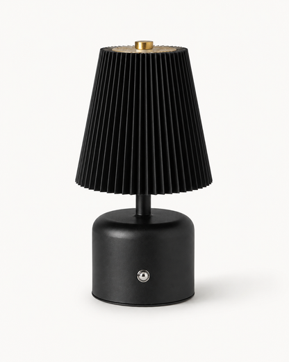 Lampe Rechargeable Vintage Noir, blanc, beige, bois — vue 7, ODECO Boisbriand