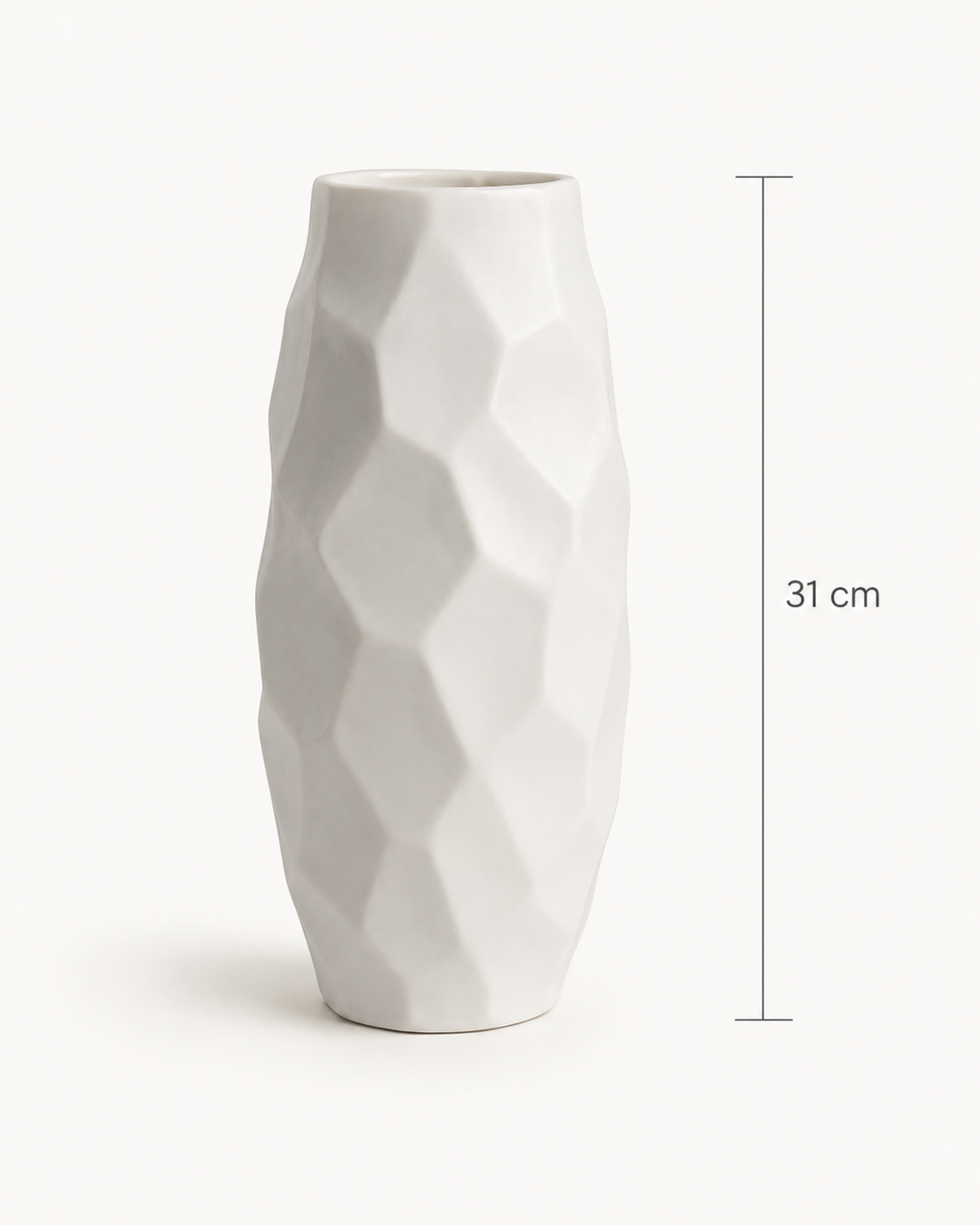 Vase en Céramique « Nid d’abeille » (GM) – vue 3 du produit | ODECO