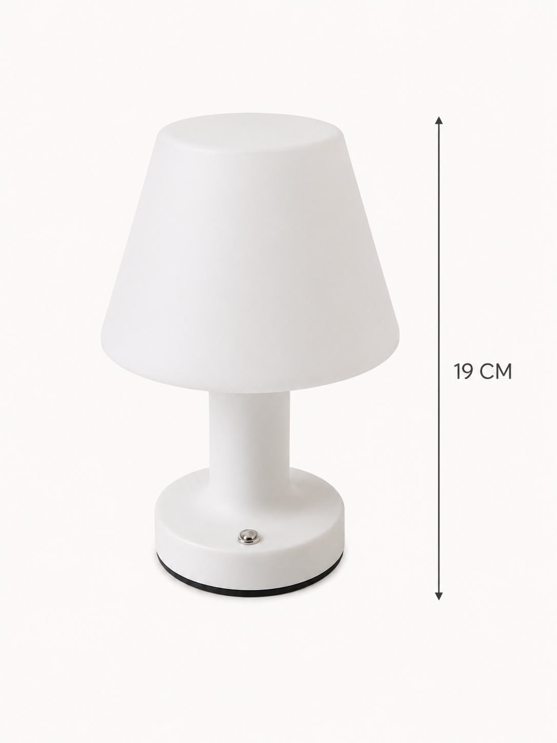 Lampe Rechargeable Miniature Noir, blanche, bois – vue 4 du produit | ODECO