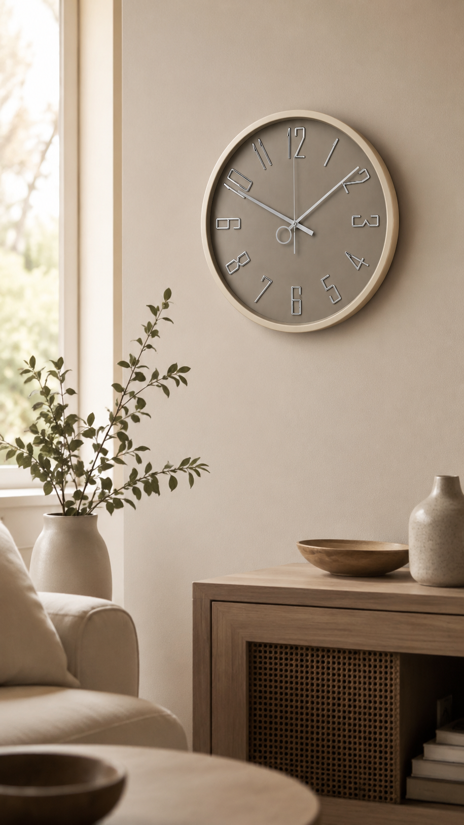 Horloge Murale 40cm Anneau – vue principale | ODECO