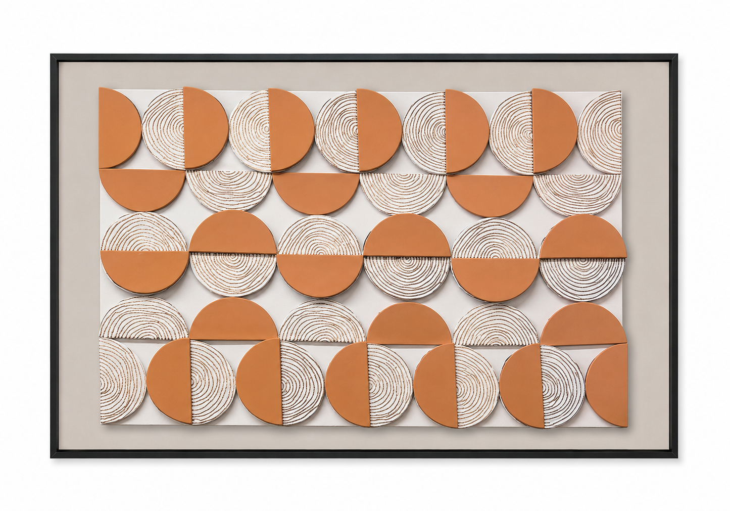 Geometric Relief Painting 70*100