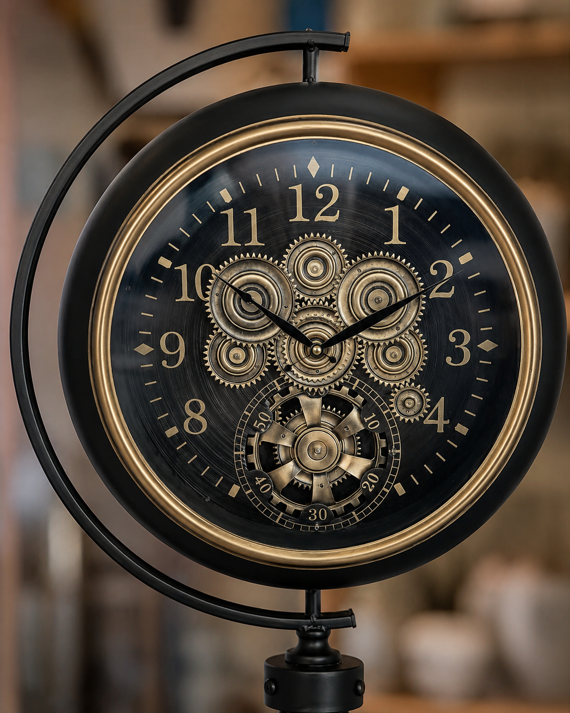 Horloge Verticale sur Trépied – vue 2 du produit | ODECO