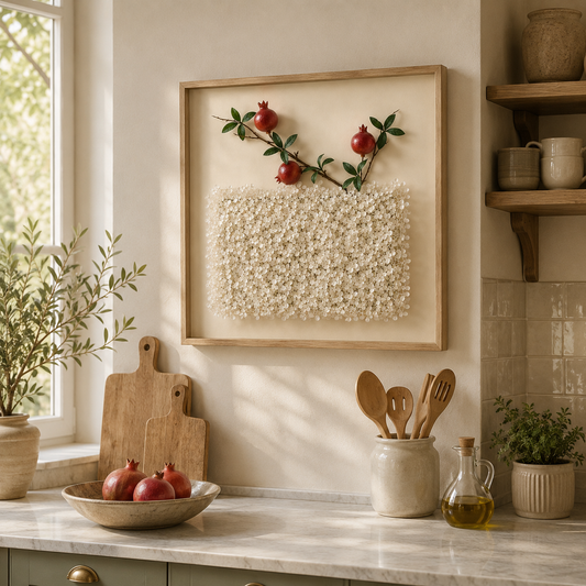 Raised Relief Kitchen Plate 60*60