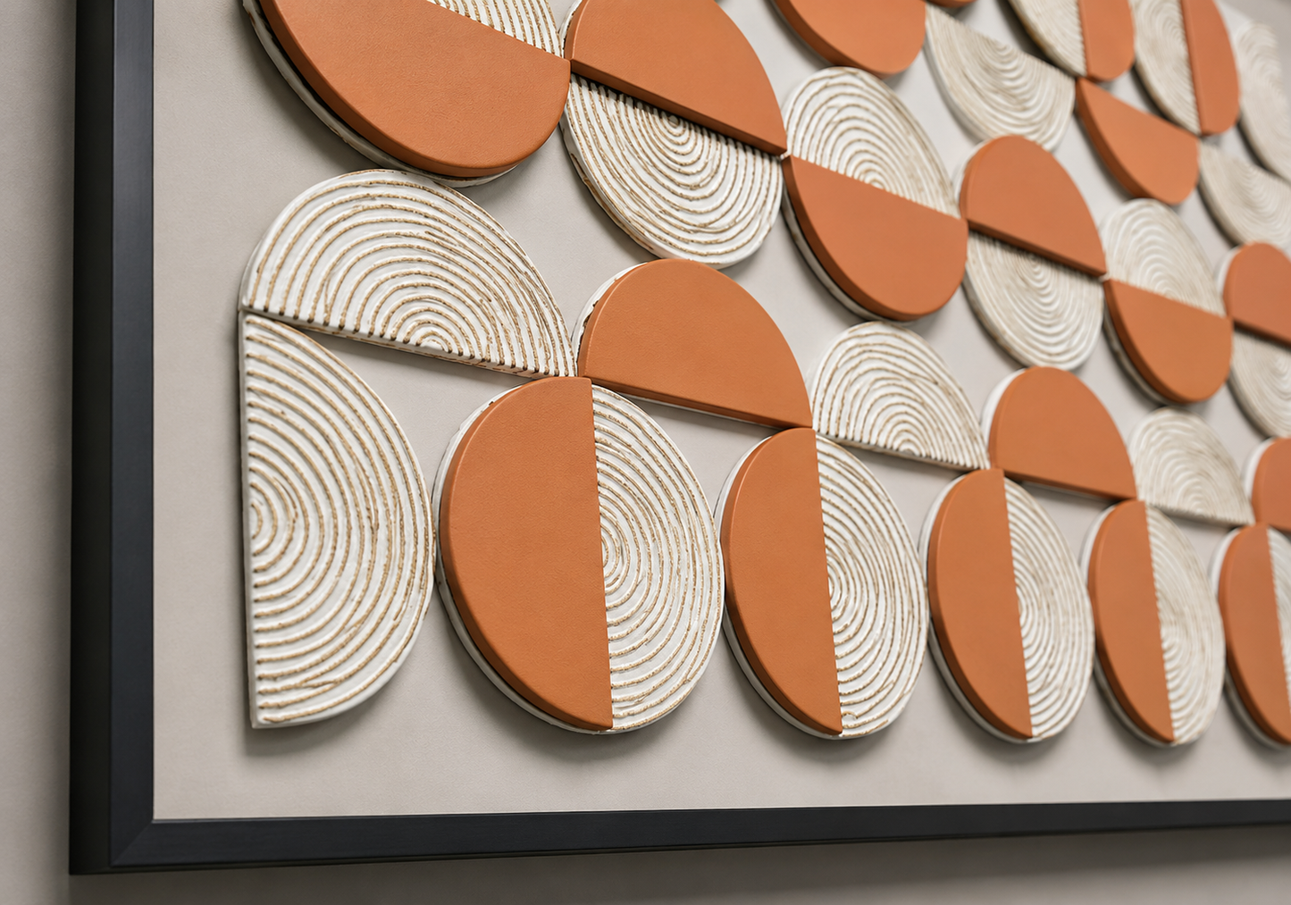 Geometric Relief Painting 70*100