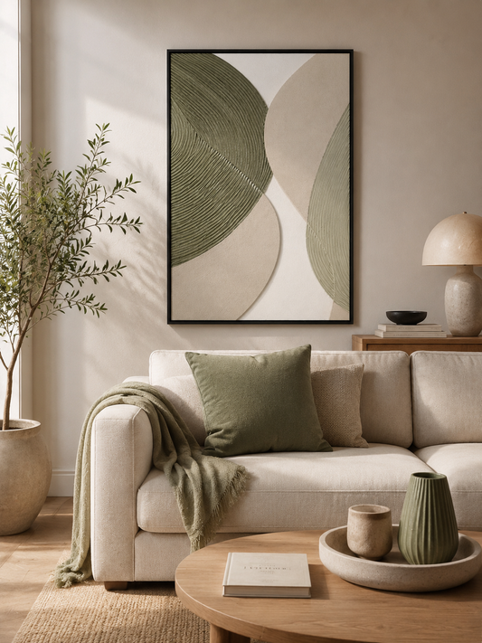 70*100 Abstract Canvas Painting