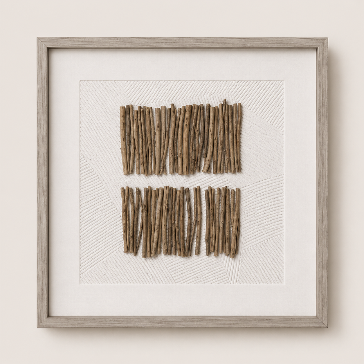 3D Wooden Ends Picture 40x40