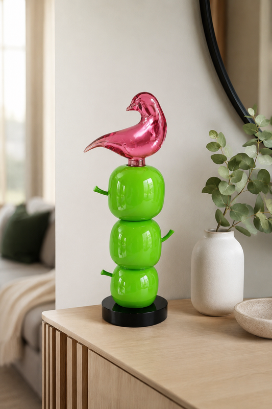Figurine trio Pomme – vue 2 du produit | ODECO