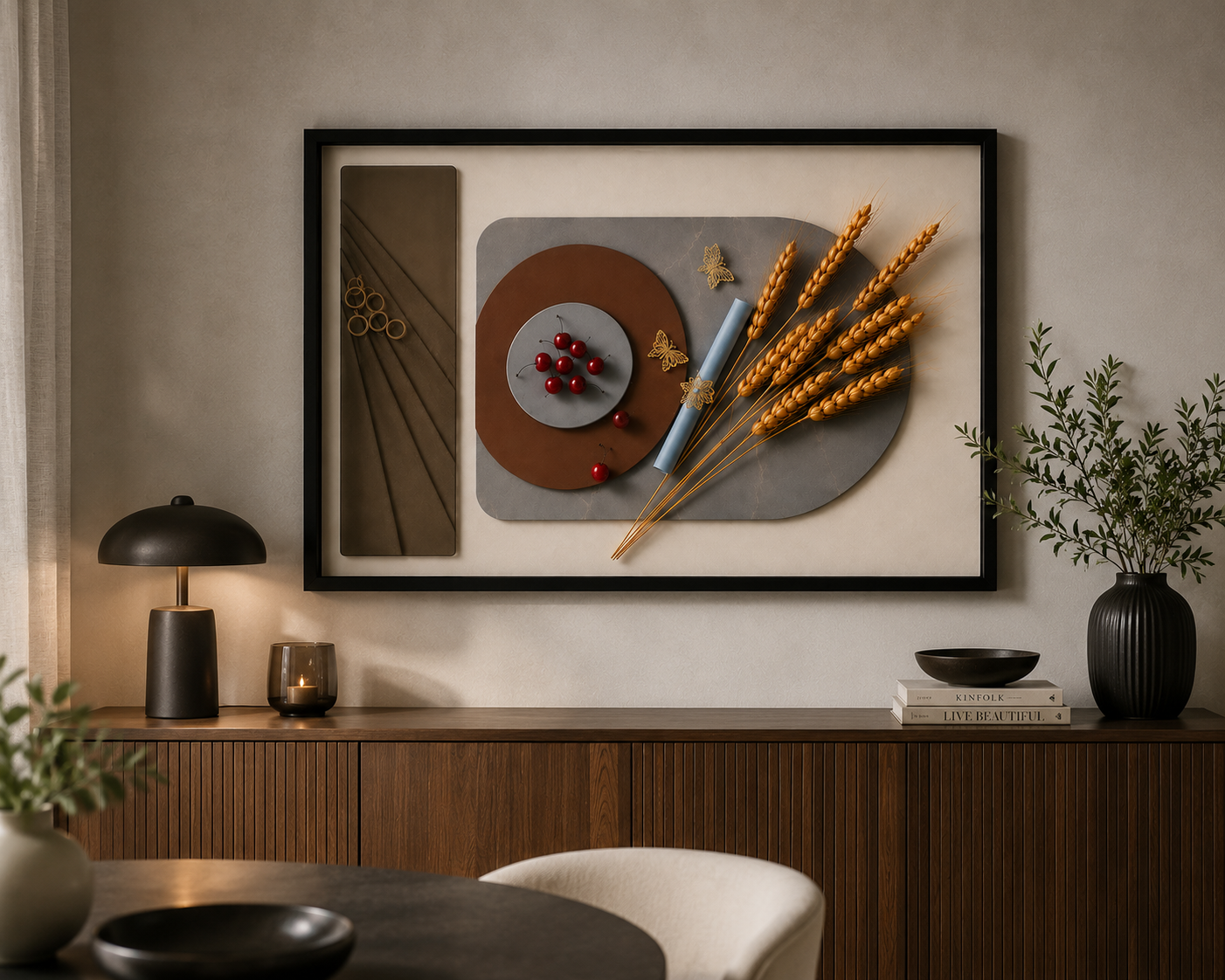 Kitchen Wall Art Place Mat Set