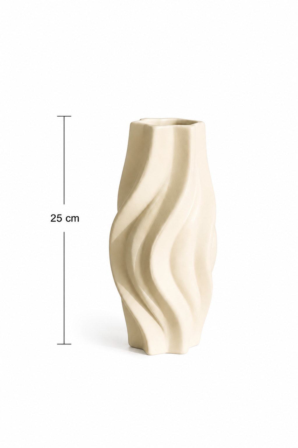 Vase en Céramique « Torsadé » (PM) – vue 7 du produit | ODECO