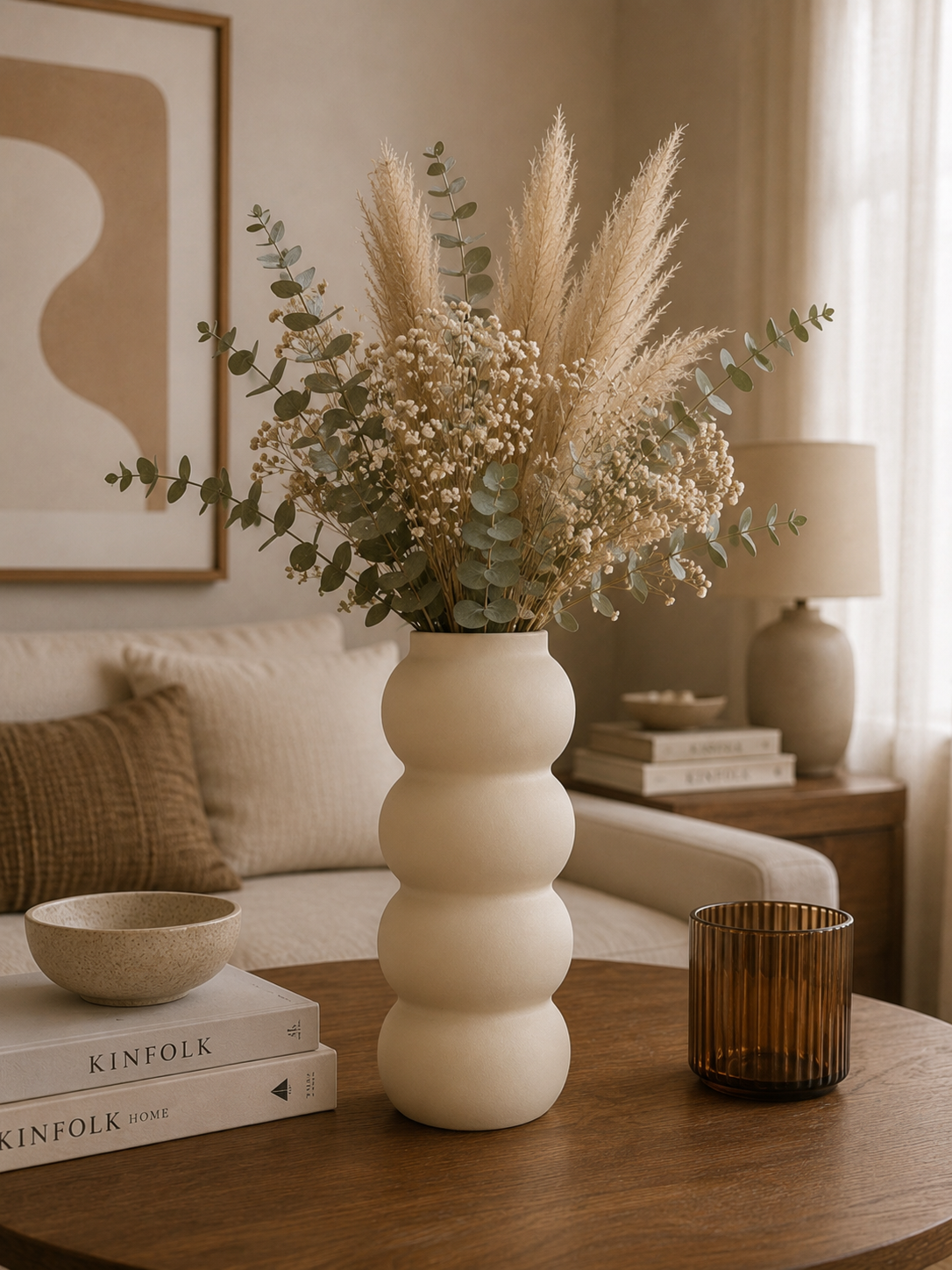 Vase en Céramique Vert Foncé « Forêt Profonde » (GM) – vue principale | ODECO
