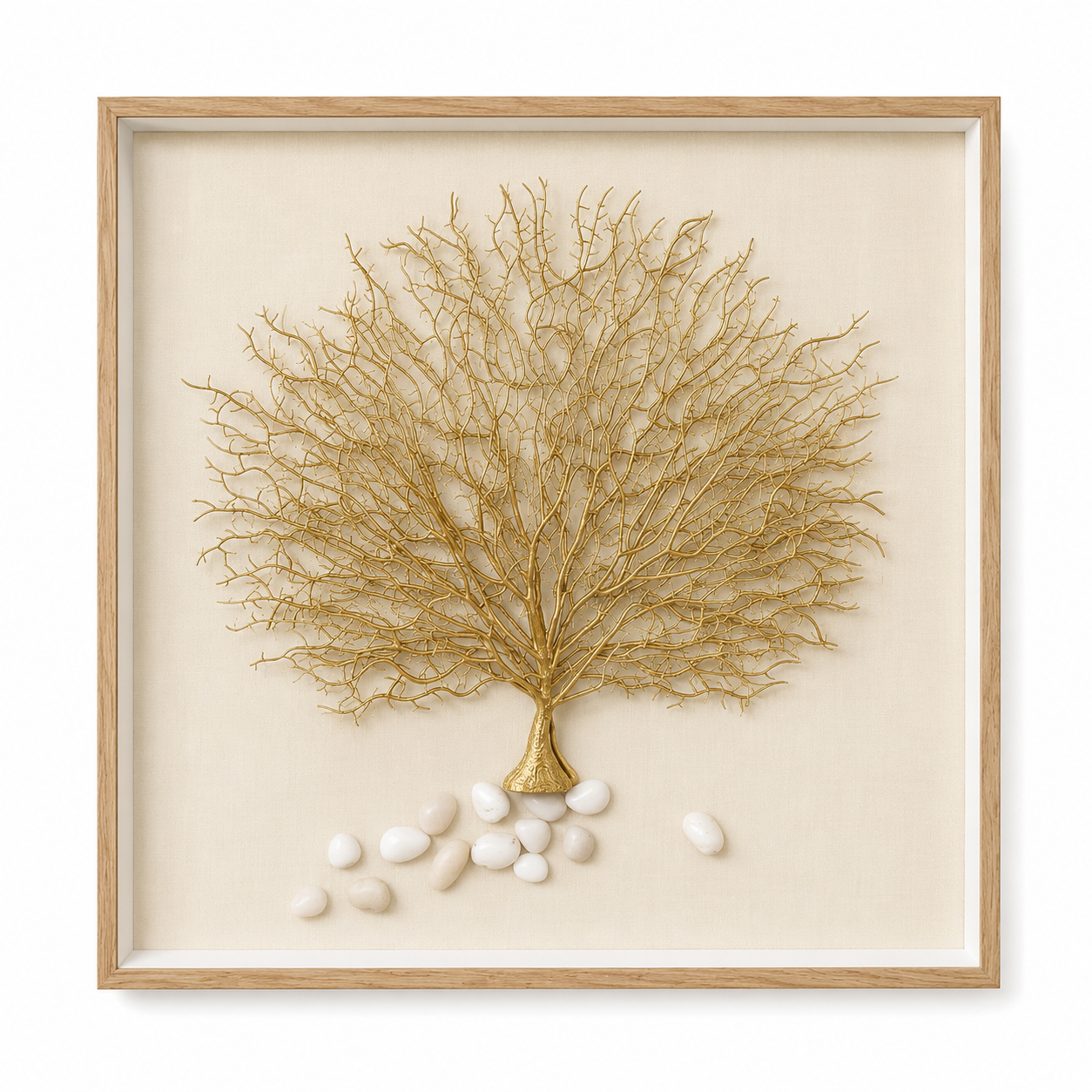 Golden Tree of Life 3D Wall Art 60*60