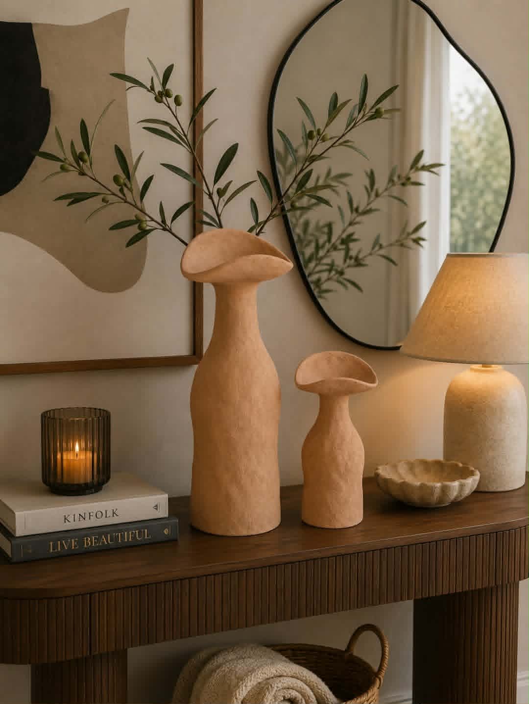 Vase en Terre Cuite « Zarafina » (PM) – vue 2 du produit | ODECO