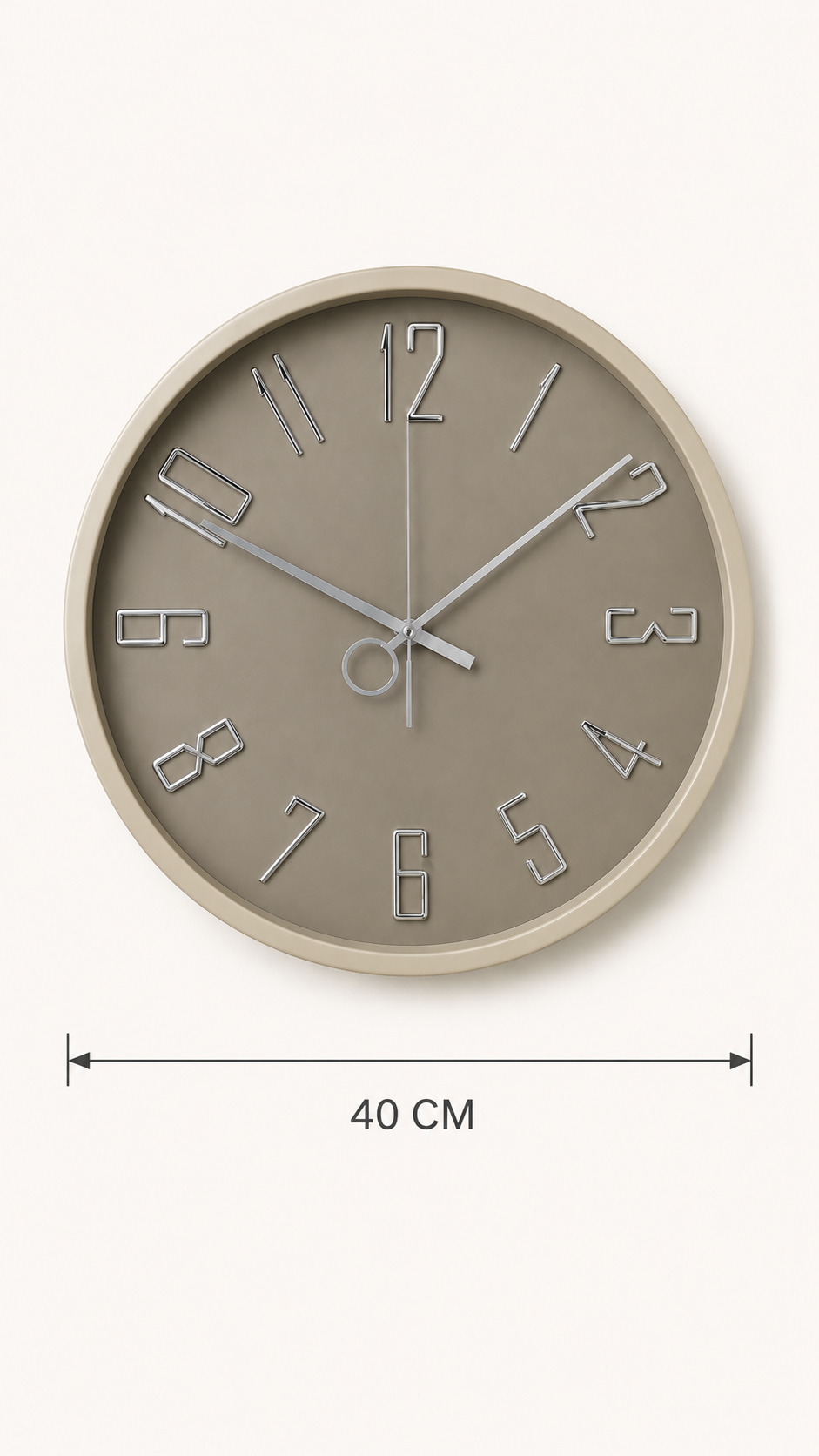 Horloge Murale 40cm Anneau – vue 5 du produit | ODECO