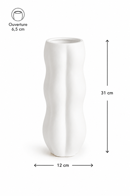 Vase en Céramique Nuage (GM) — vue 7, ODECO Boisbriand