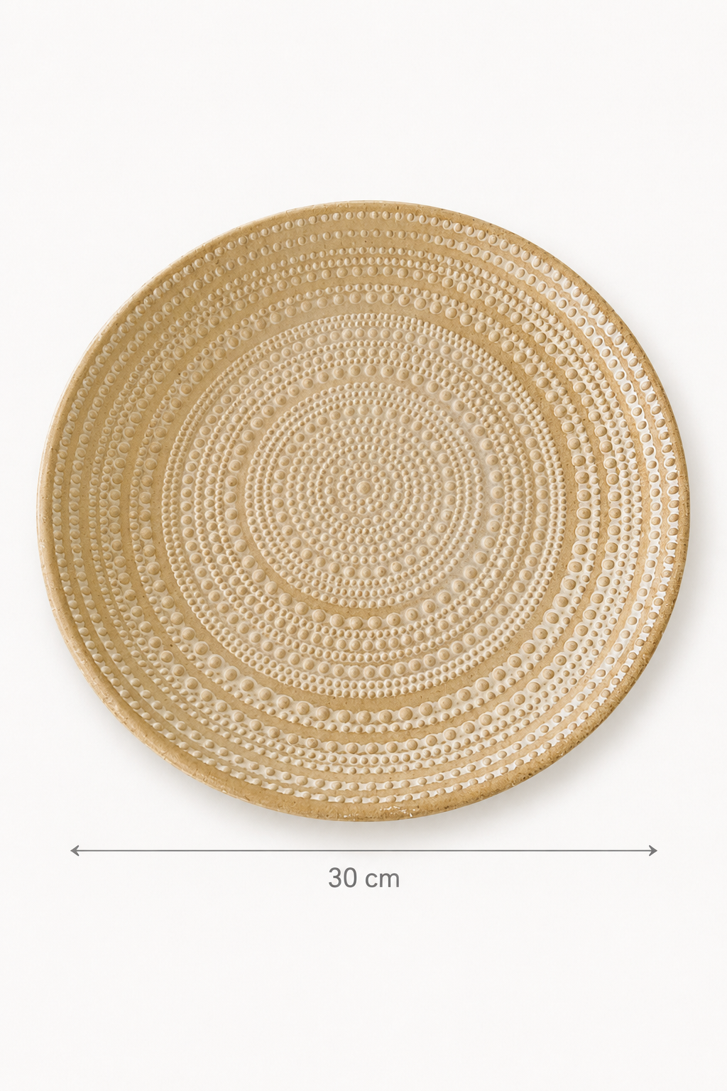 Plateau Décoratif Rond Bois – vue 7 du produit | ODECO