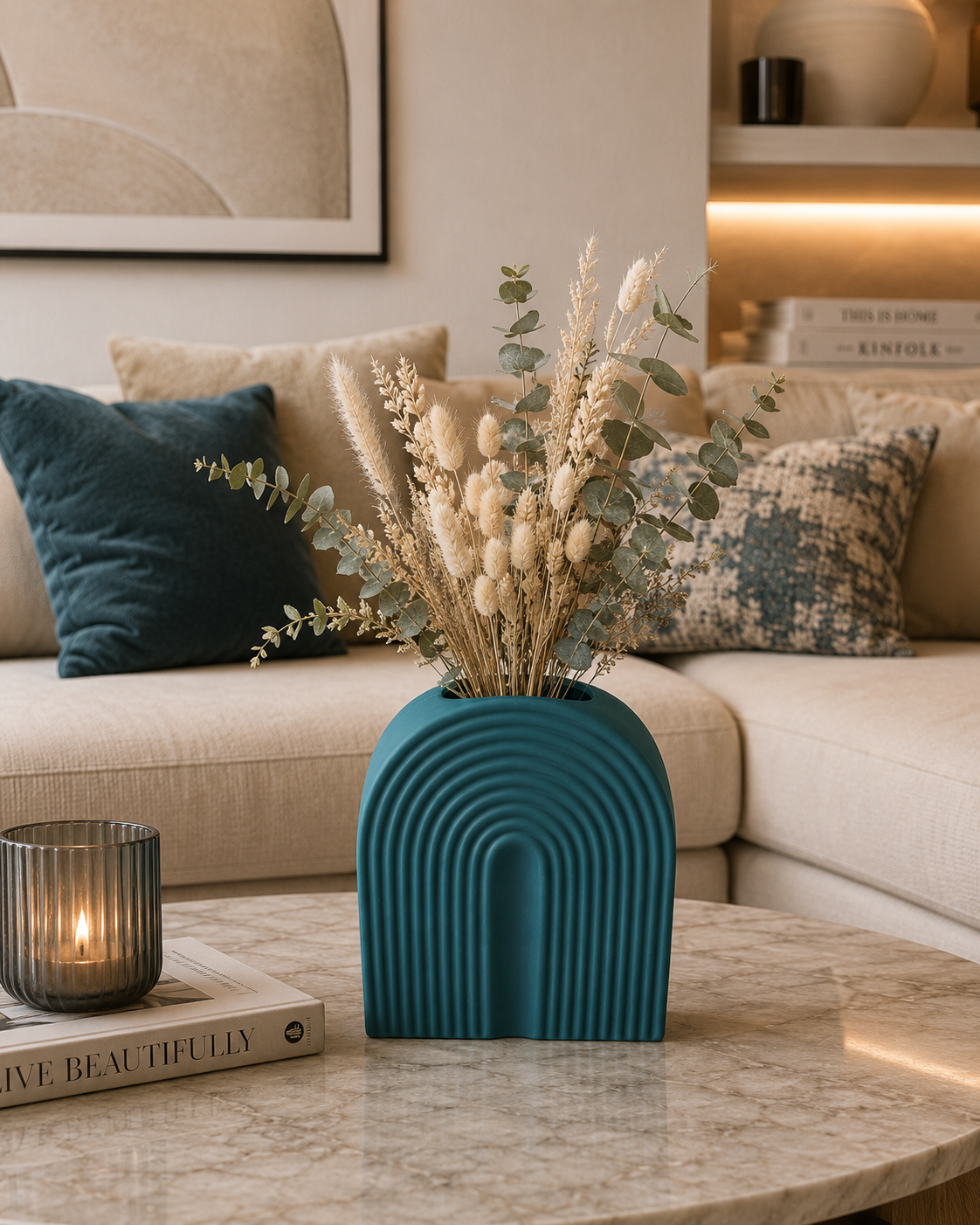 Vase en Céramique « Style Abstrait » (PM) – vue 4 du produit | ODECO