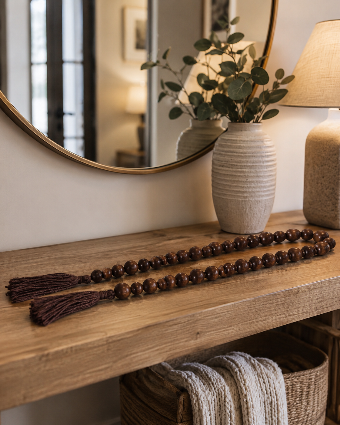 Chapelet en Bois Moyen Model Brun – vue principale | ODECO