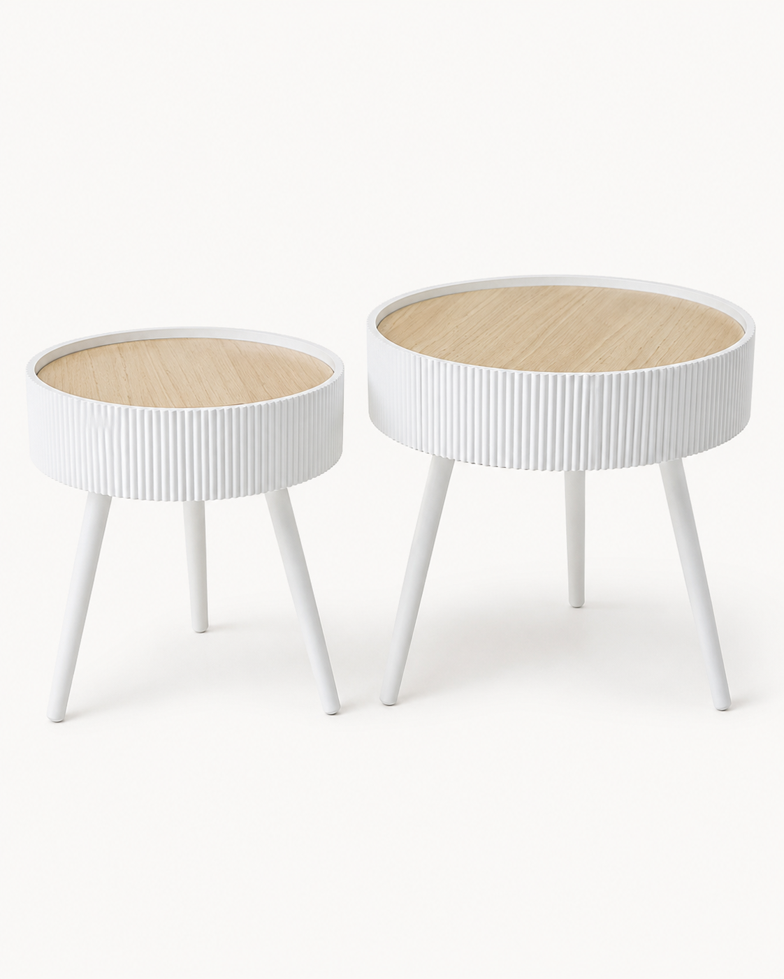 Table Gigogne Style Nordique Set 2 – vue 4 du produit | ODECO