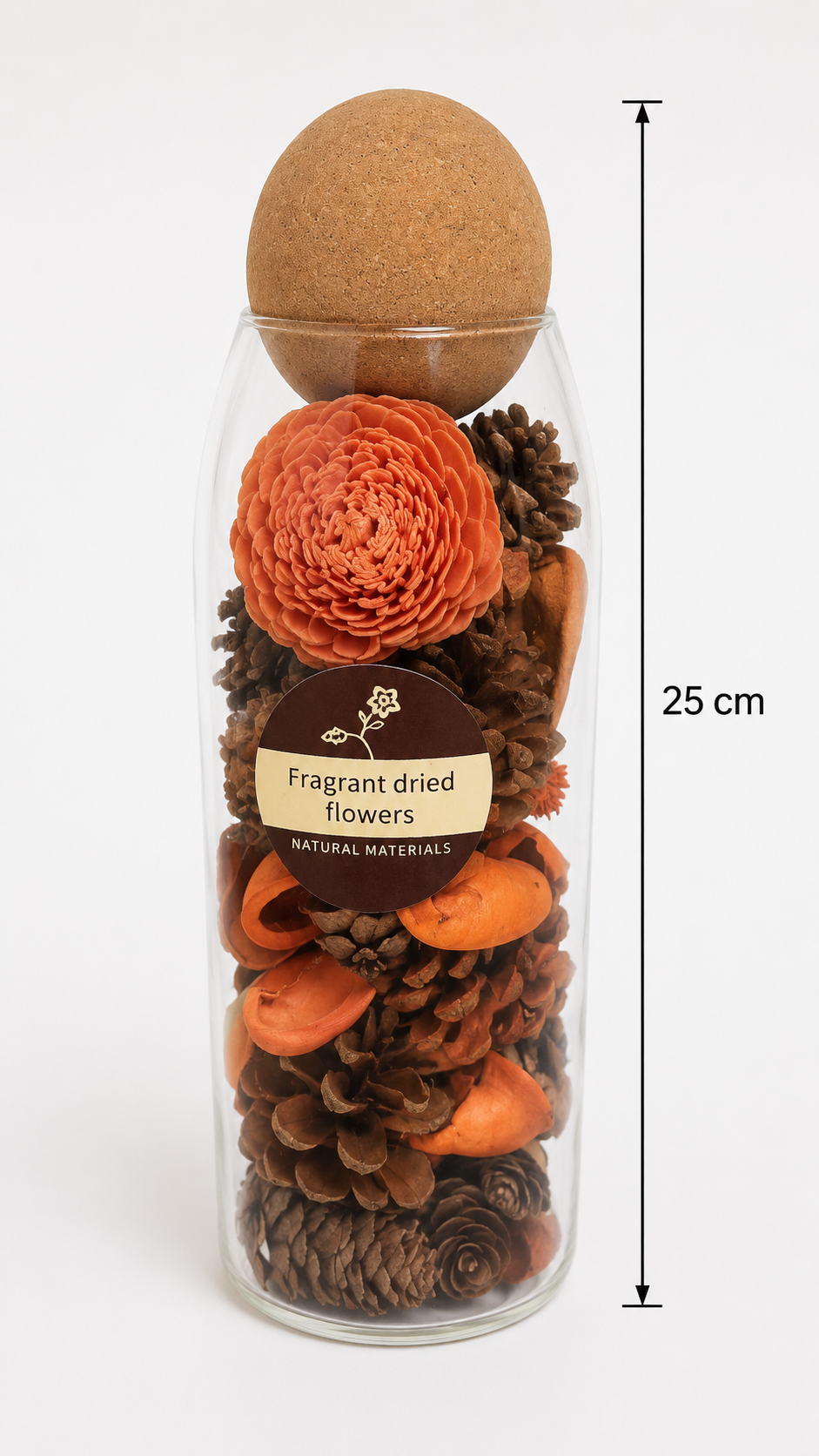 Pot Pourris en Verre Bombé – vue 6 du produit | ODECO