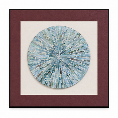 Tableau géométrique cercle — 50 × 50 cm — vue 2, ODECO Boisbriand