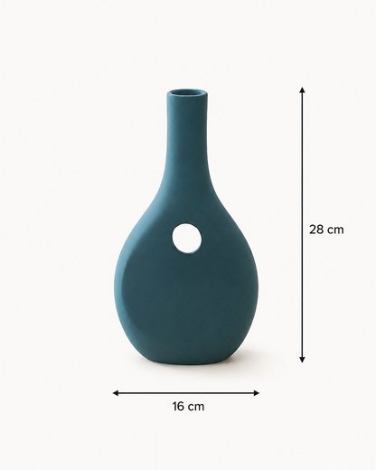 Vase en Céramique Petit Trou (GM) — vue 5, ODECO Boisbriand