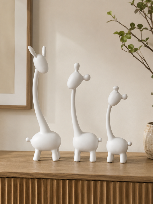Figurine Trio girafe – vue principale | ODECO