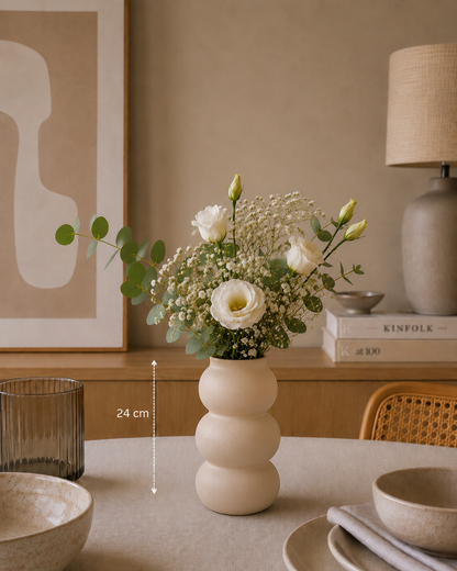Vase en Céramique Vert « Forêt Profonde » (PM) — vue 5, ODECO Boisbriand