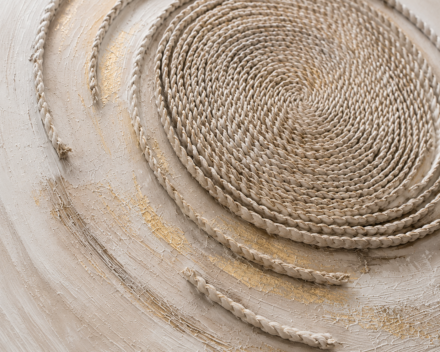 Textured Spiral Painting