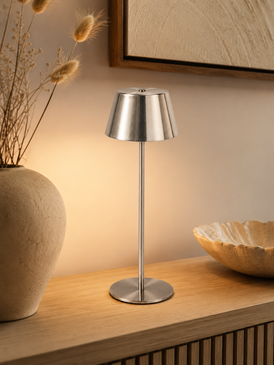 Lampe Rechargeable en métal Elancé Differentes Couleurs – vue 3 du produit | ODECO