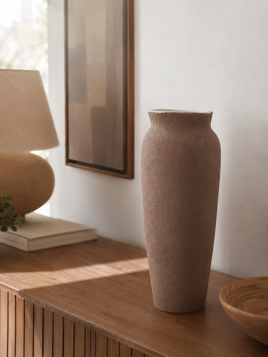 Vase en Terre Cuite « Bulbe » (GM) – vue 2 du produit | ODECO