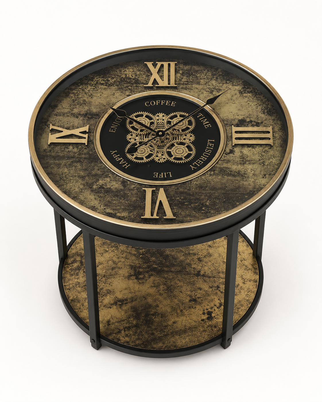 Table Horloge Vintage Grande – vue 3 du produit | ODECO