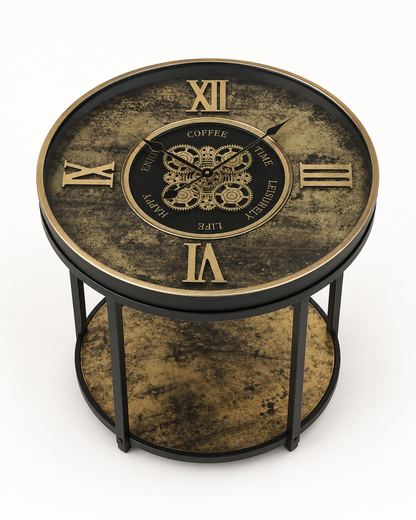 Table Horloge Vintage Grande — vue 3, ODECO Boisbriand