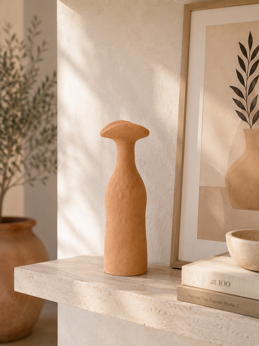 Vase en Terre Cuite « Zarafina » GM – vue 2 du produit | ODECO