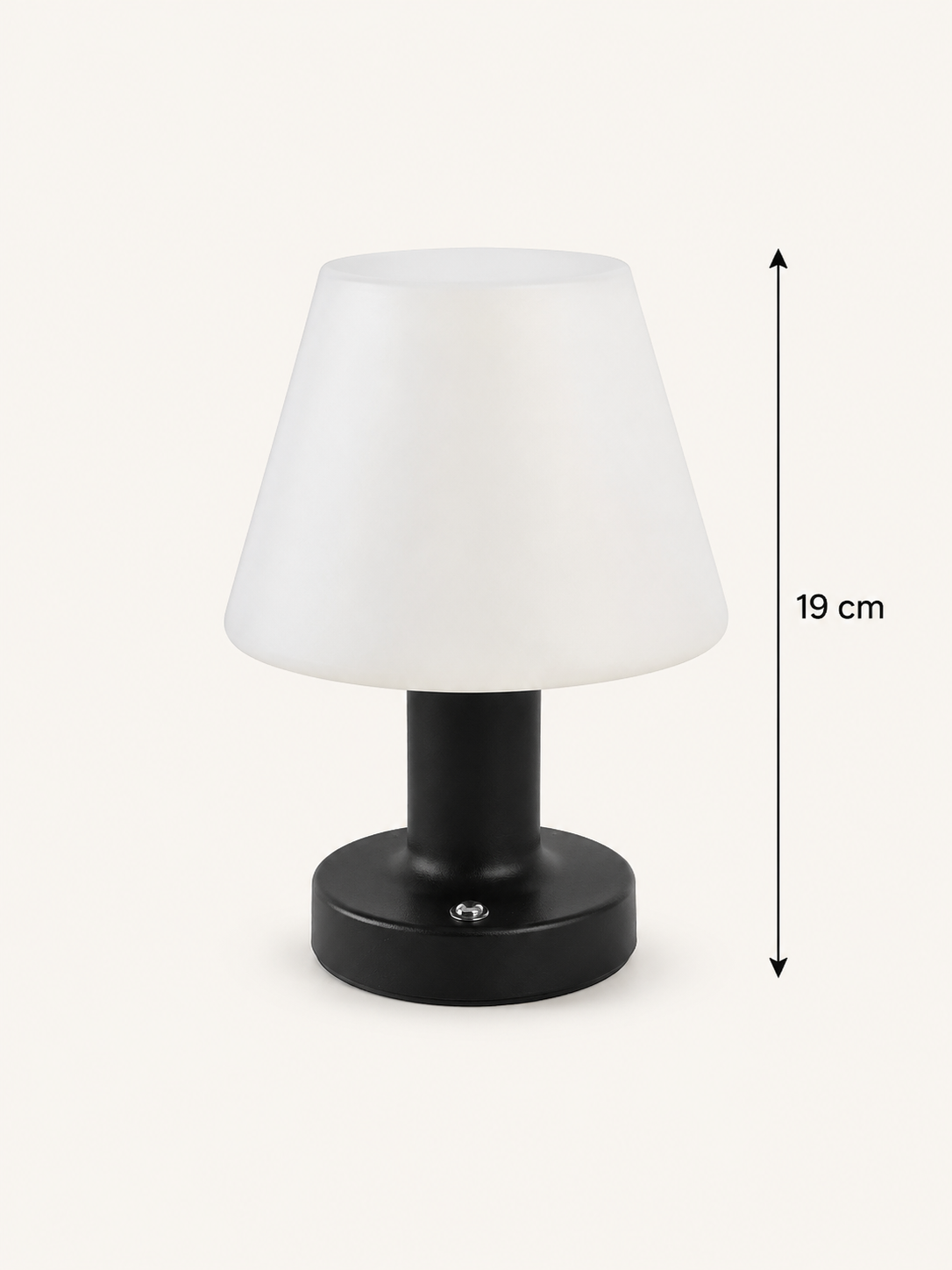 Lampe Rechargeable Miniature Noir, blanche, bois – vue 7 du produit | ODECO