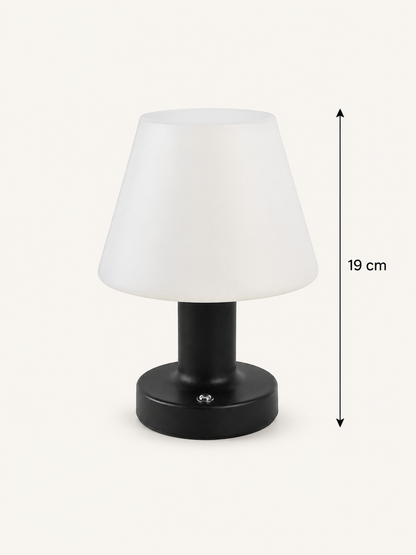Lampe Rechargeable Miniature Noir, blanche, bois — vue 7, ODECO Boisbriand
