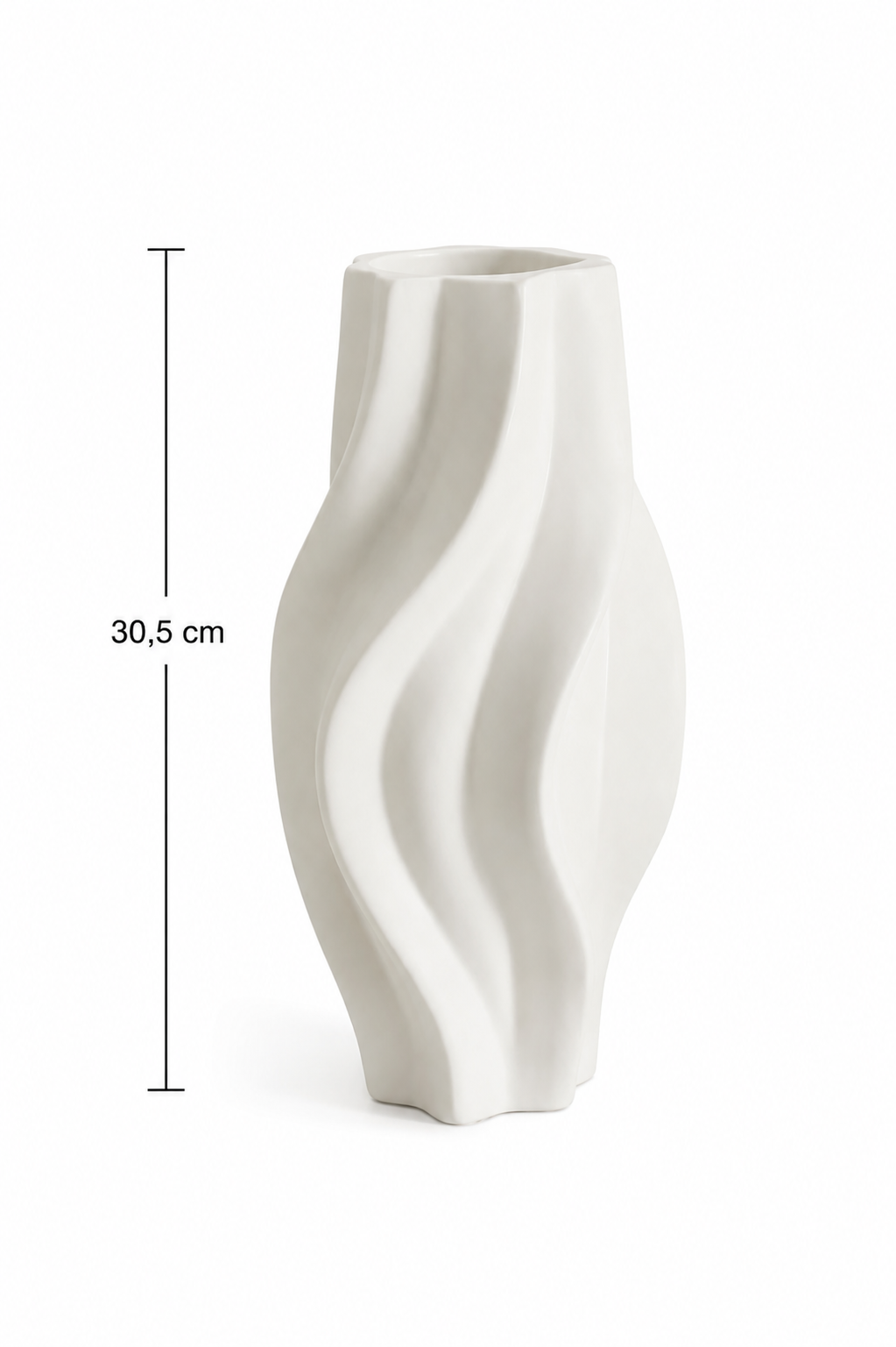 Vase en Céramique « Torsadé » (GM) – vue 12 du produit | ODECO