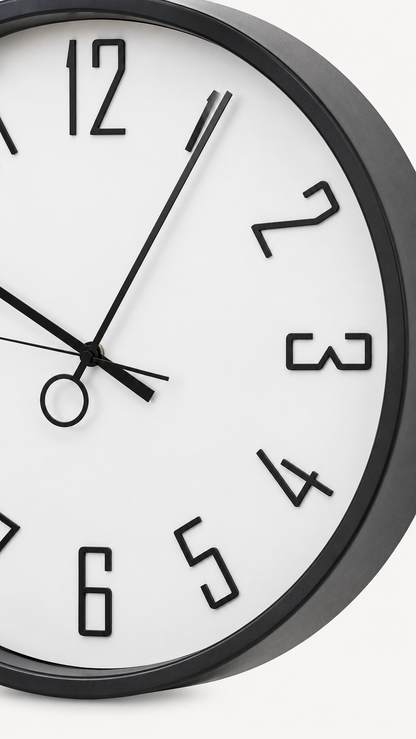 Horloge murale anneau — 40 cm — vue 8, ODECO Boisbriand