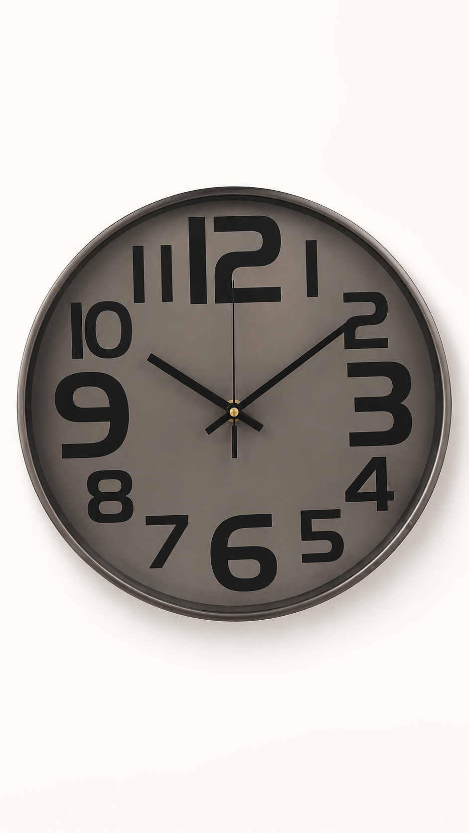 Horloge murale moderne bronze cuivré – 30 cm – vue 8 du produit | ODECO