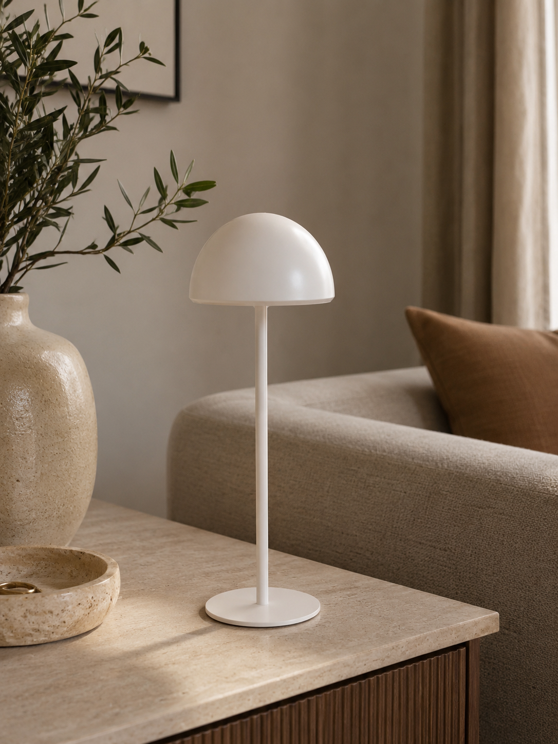Lampe Rechargeable Effet « Dôme » Differentes Couleurs – vue 3 du produit | ODECO