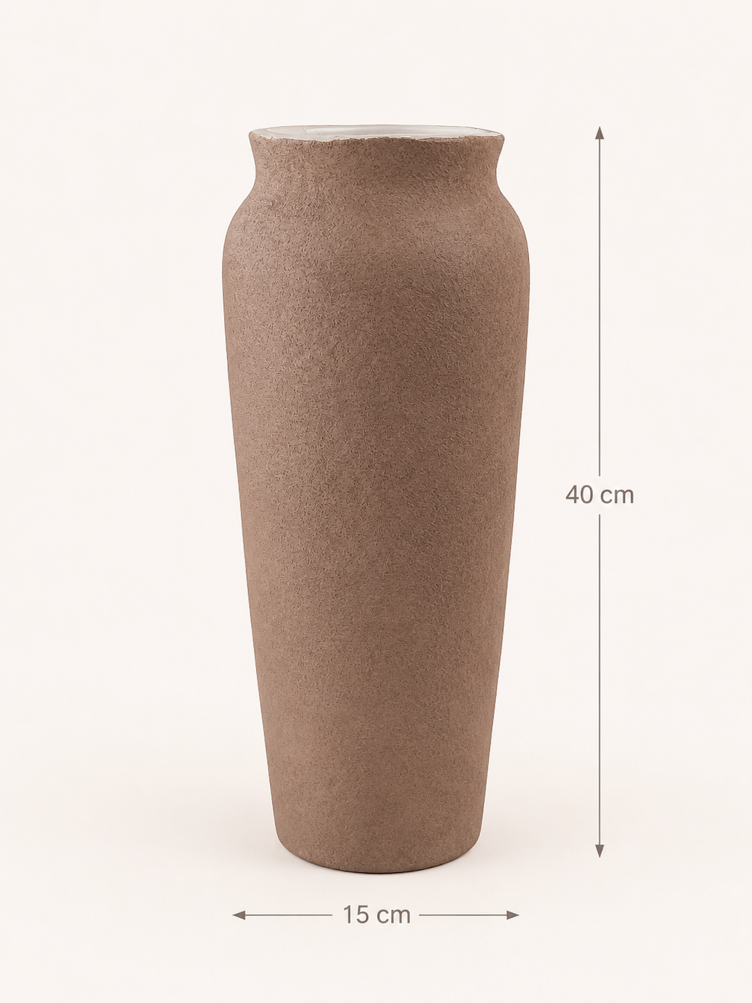 Vase en Terre Cuite « Bulbe » (GM) – vue 4 du produit | ODECO