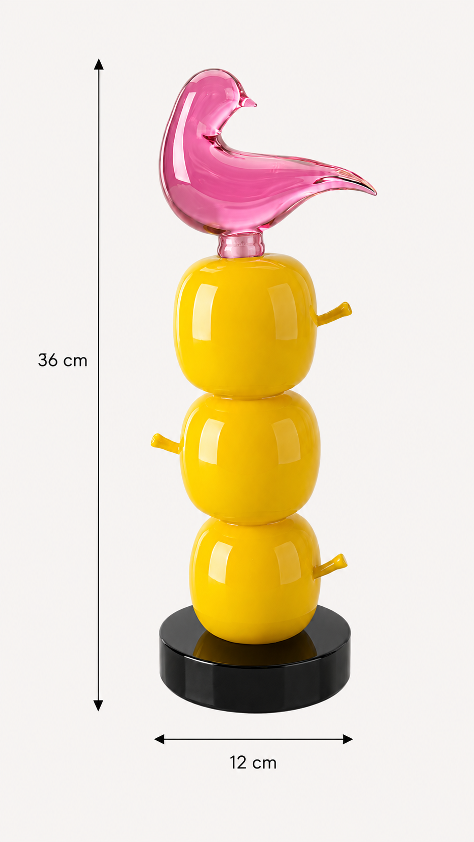 Figurine trio Pomme – vue 3 du produit | ODECO