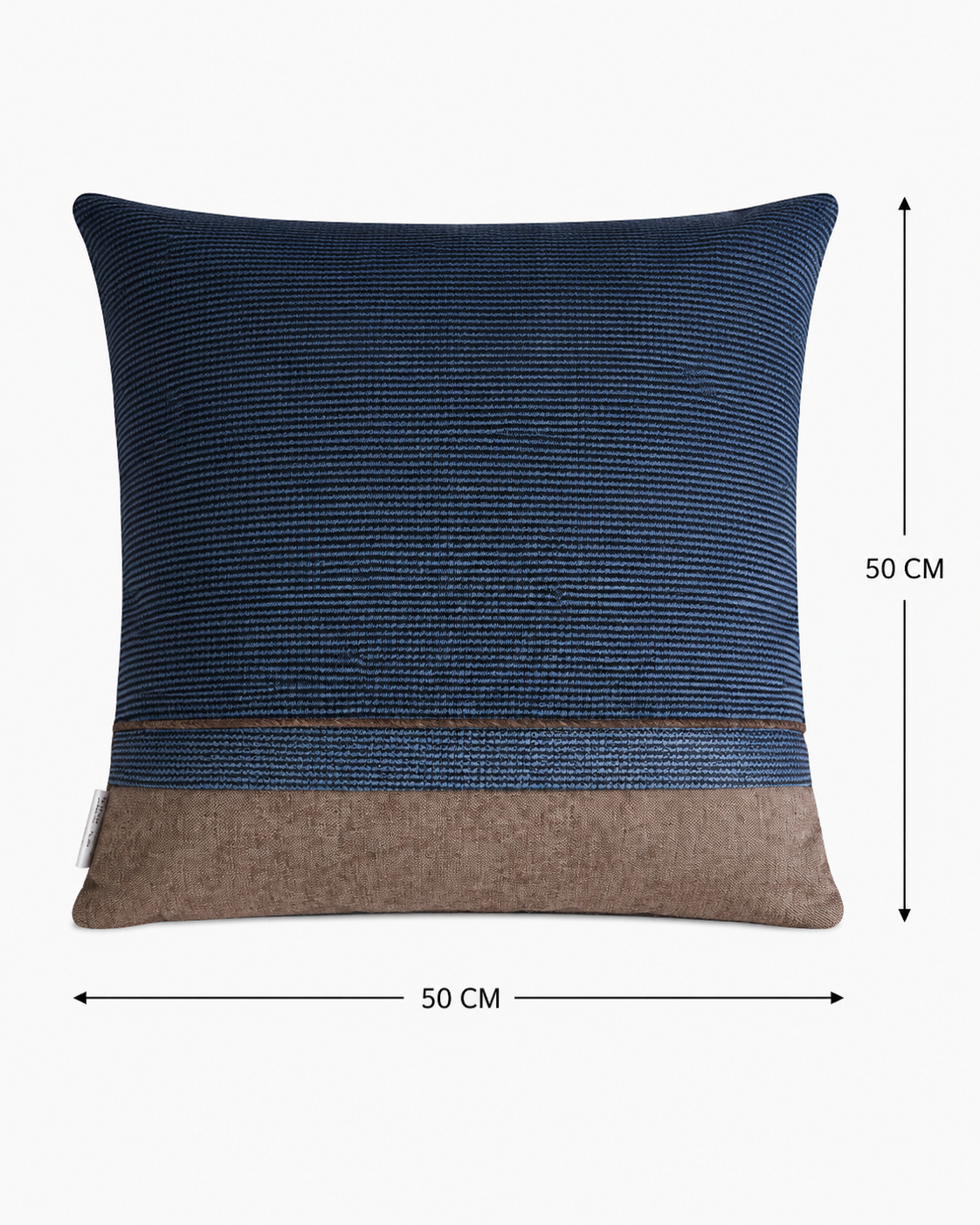 Coussin décoratif texturé avec base contrastante – vue 8 du produit | ODECO
