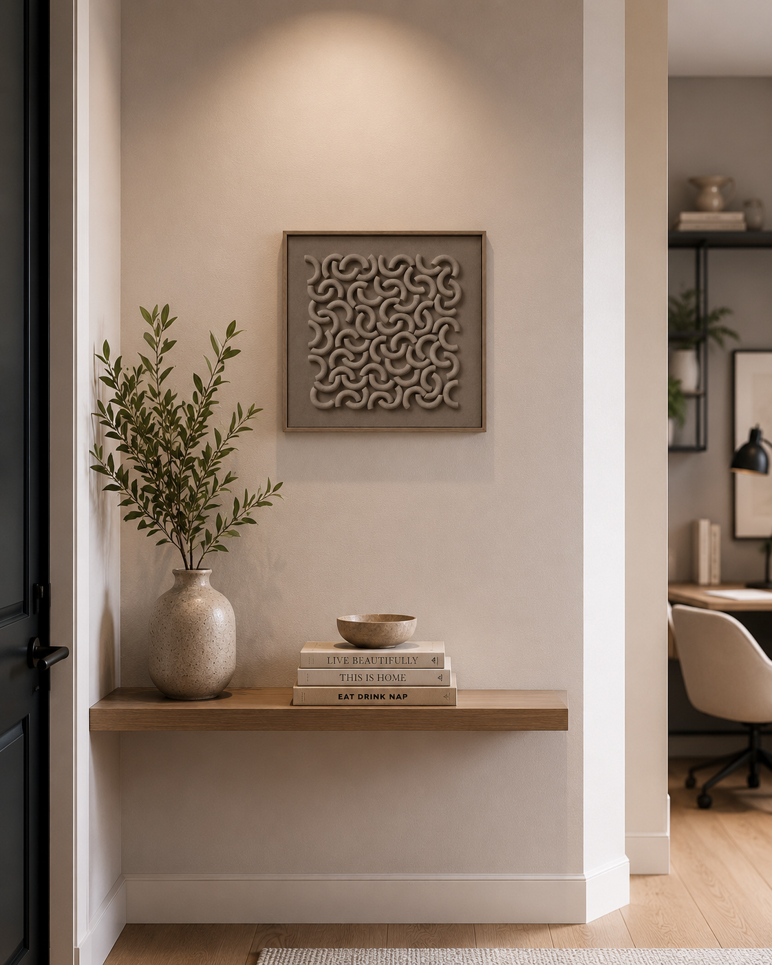 Macaroni 3D Wall Art 40*40