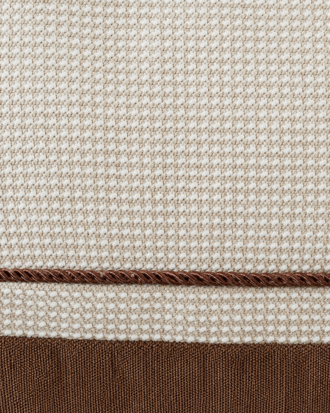 Coussin décoratif texturé avec base contrastante – vue 5 du produit | ODECO