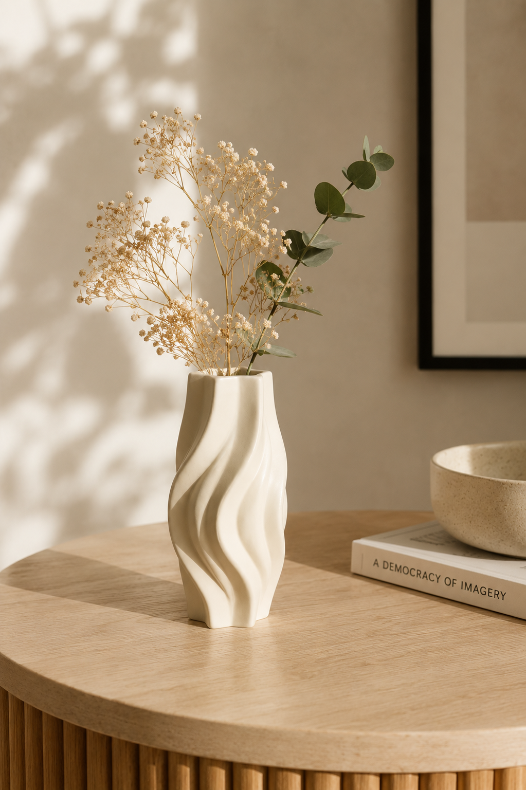 Vase en Céramique « Torsadé » (PM) – vue 3 du produit | ODECO
