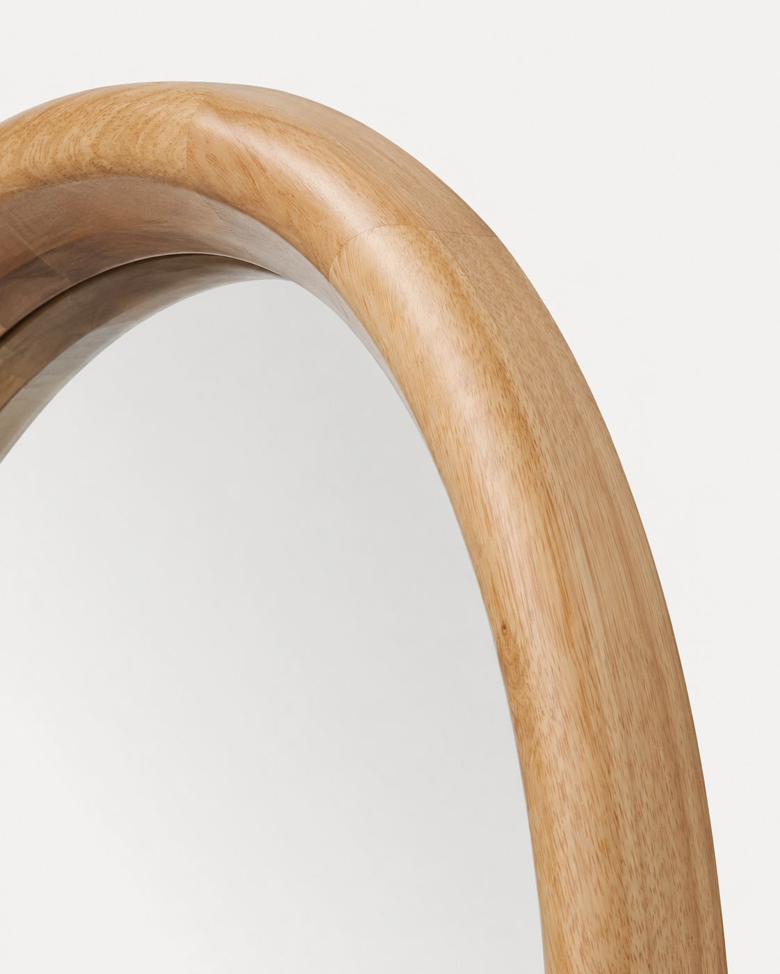 Miroir Ovale Bois Naturel (PM) – vue 3 du produit | ODECO