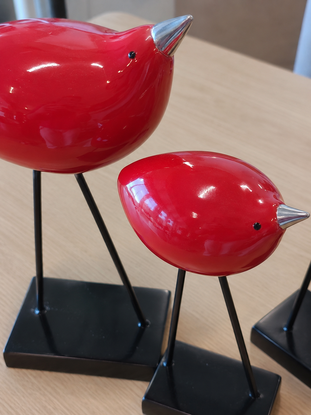 Figurine Trio Oiseau – vue 4 du produit | ODECO