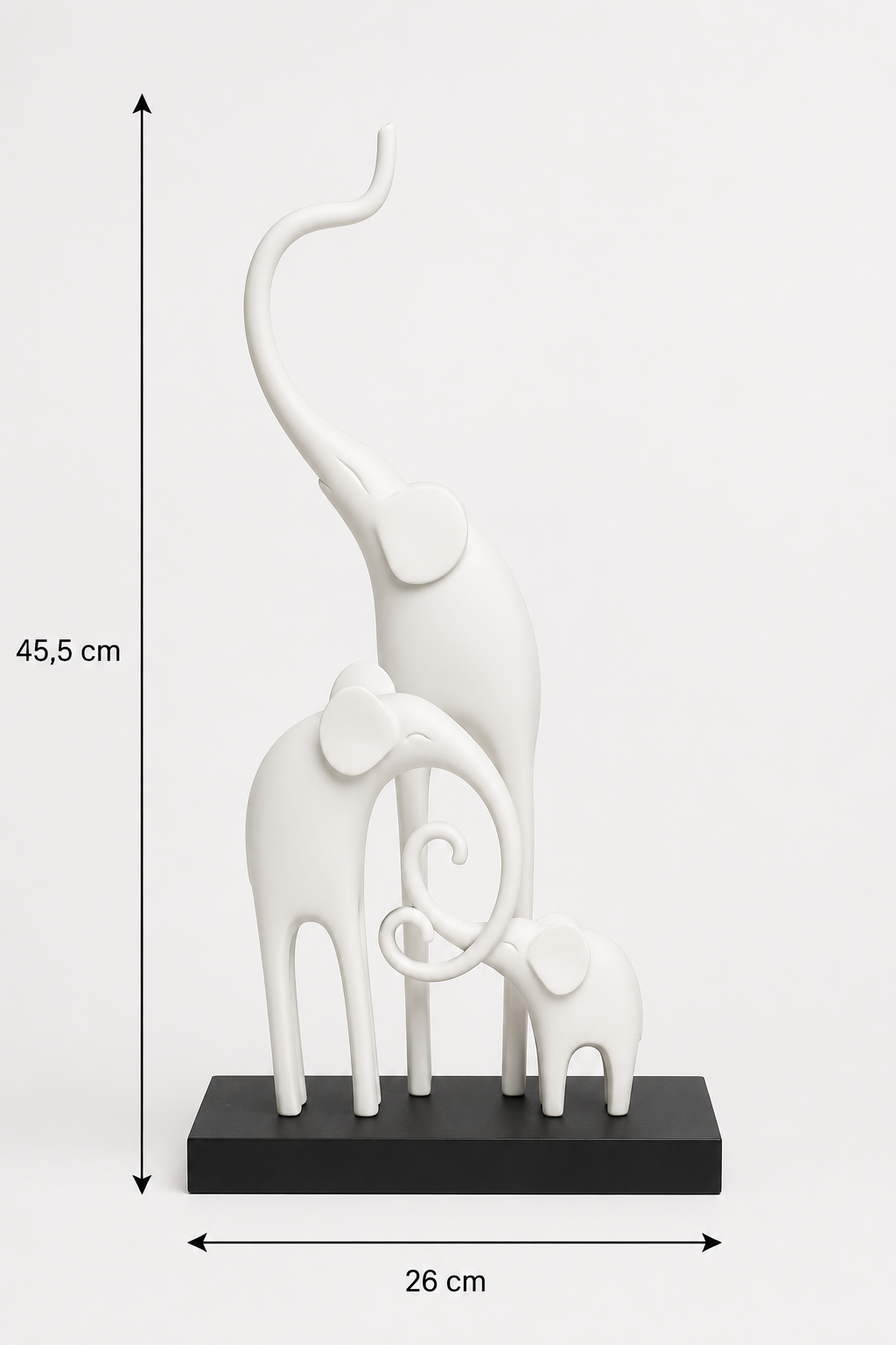 Figurine Trio éléphant – vue 8 du produit | ODECO