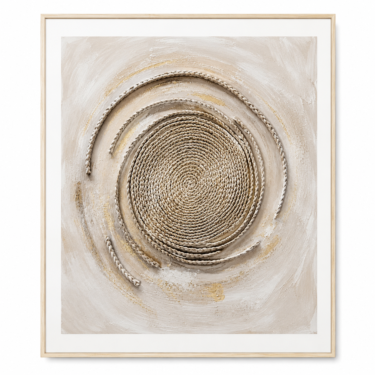 Textured Spiral Painting